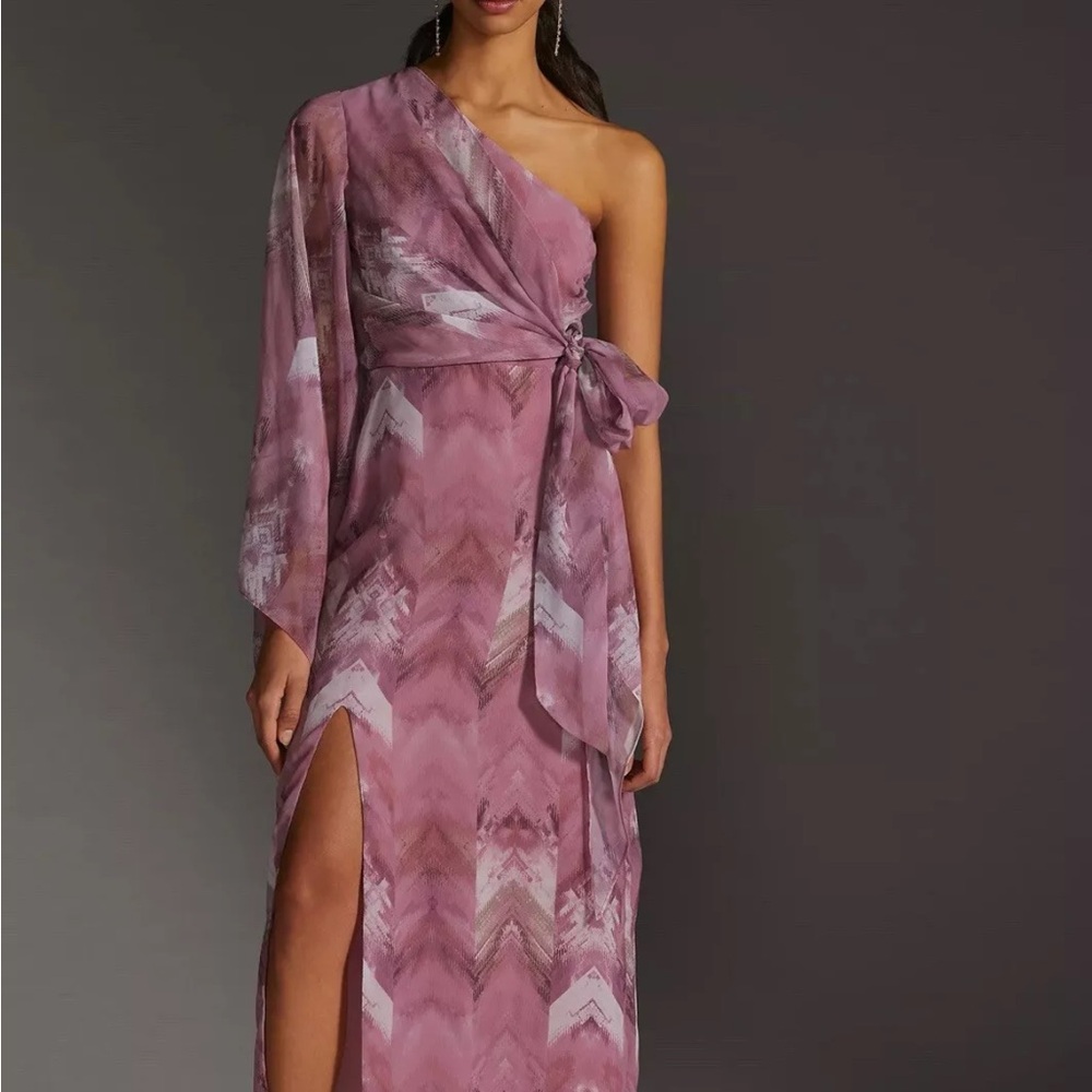 NWT Anthropologie Nikita Mhaisalkar‎ One-Shoulder Maxi Dress Size 2